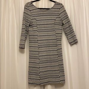 Black and white dress